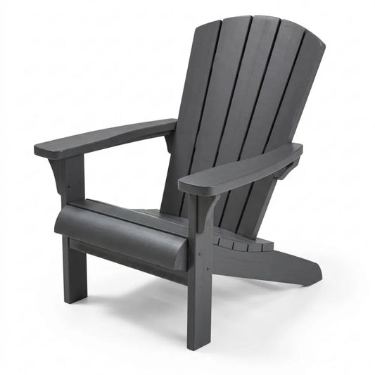 Wetterfester Adirondack Gartenstuhl aus Kunststoff für Terrasse