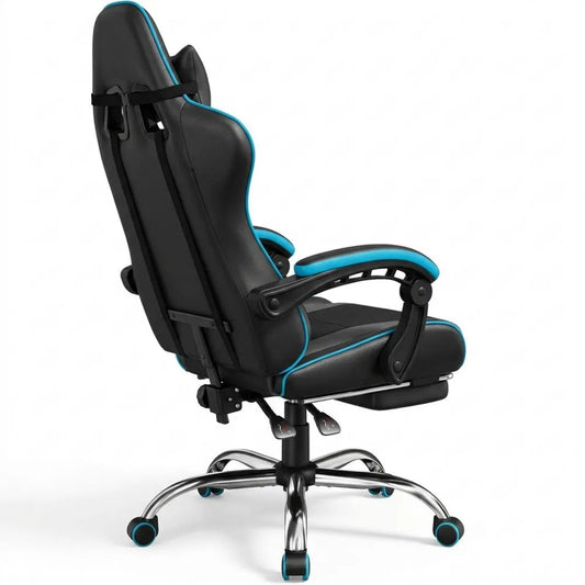 Ergonomischer Gaming Stuhl mit Massage und verstellbarer Rückenlehne